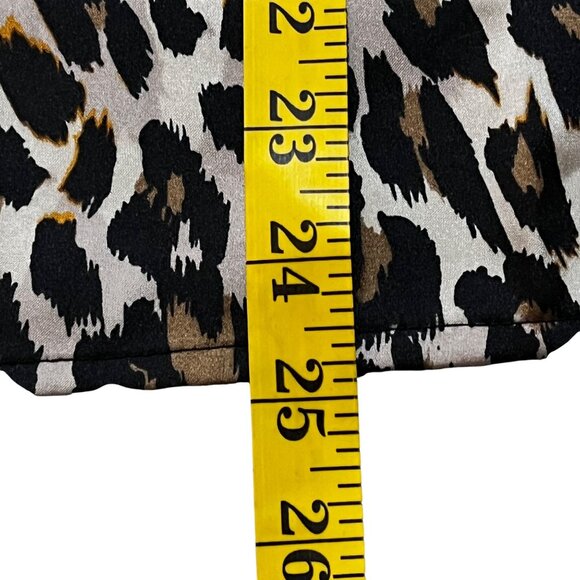 BP Woman's Leopard  Lace Trim Camisole Top L Layering Stretch Lace Animal Print - Picture 10 of 10